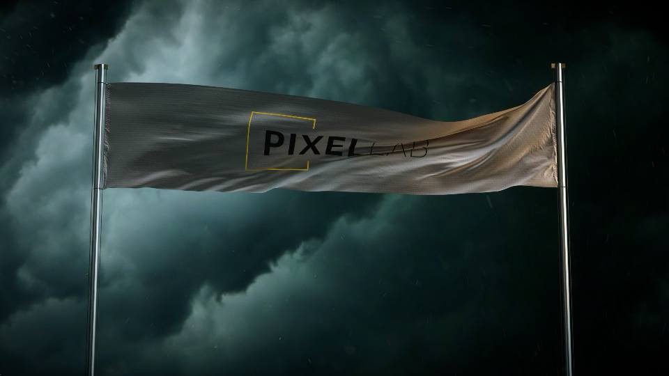 Animated Cloth Flags and Banners 3D VFX Asset