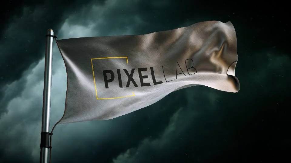 Animated Cloth Flags and Banners 3D VFX Asset