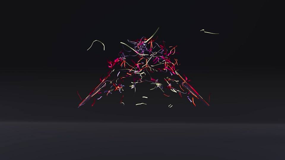 3D Pyro Confetti animation VFX element
