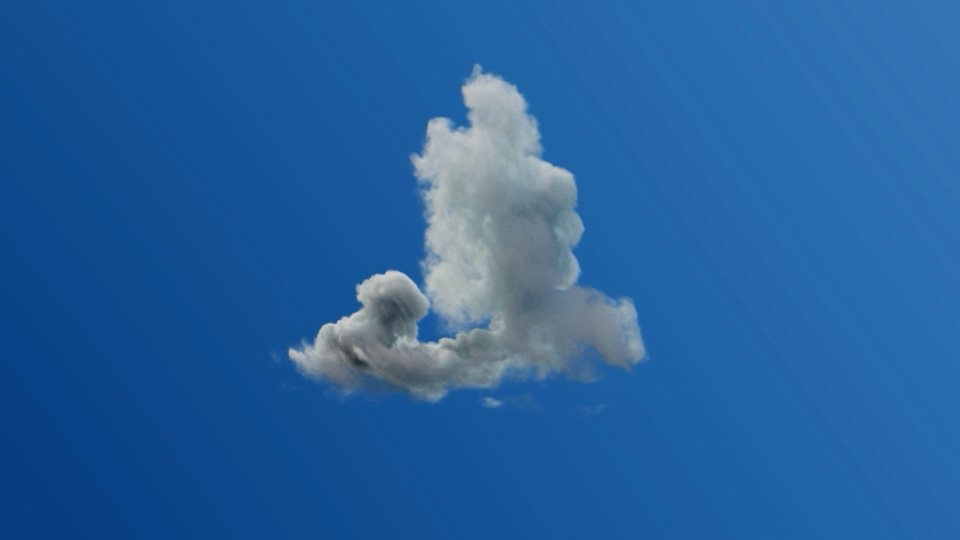 VDB Animated Cloud VFX 3D Asset