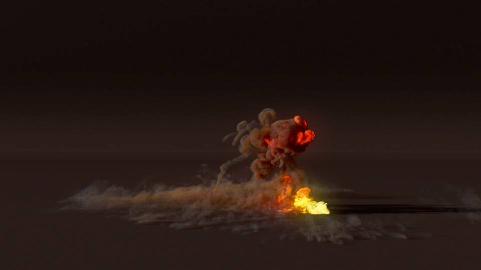 VDB Explosion 3D VFX Asset