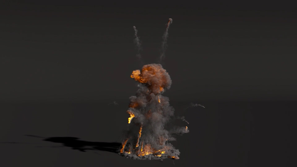 VDB Explosion VFX 3D Asset