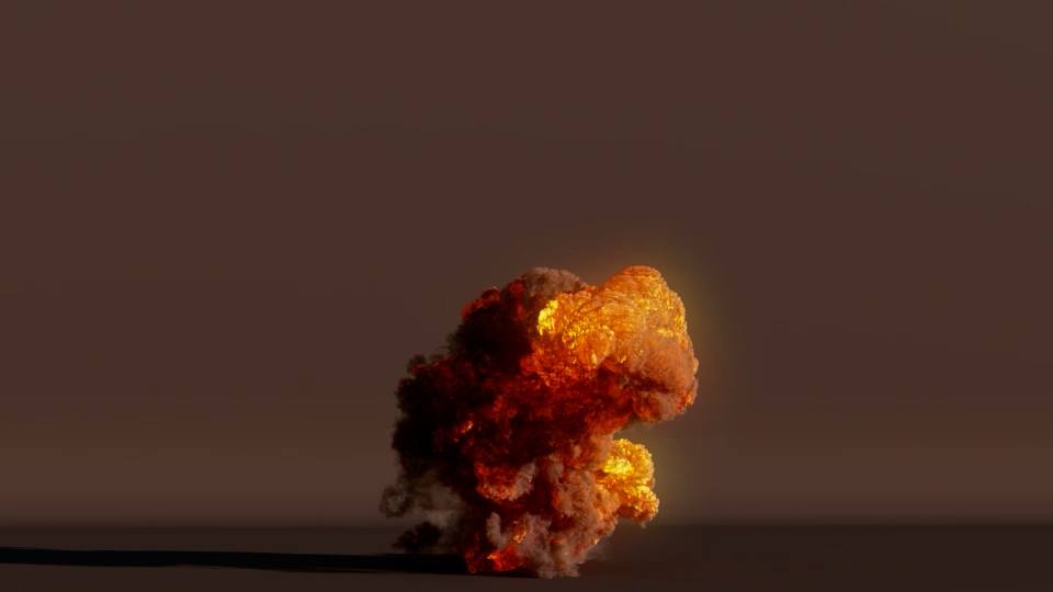 VDB Explosion VFX 3D Asset