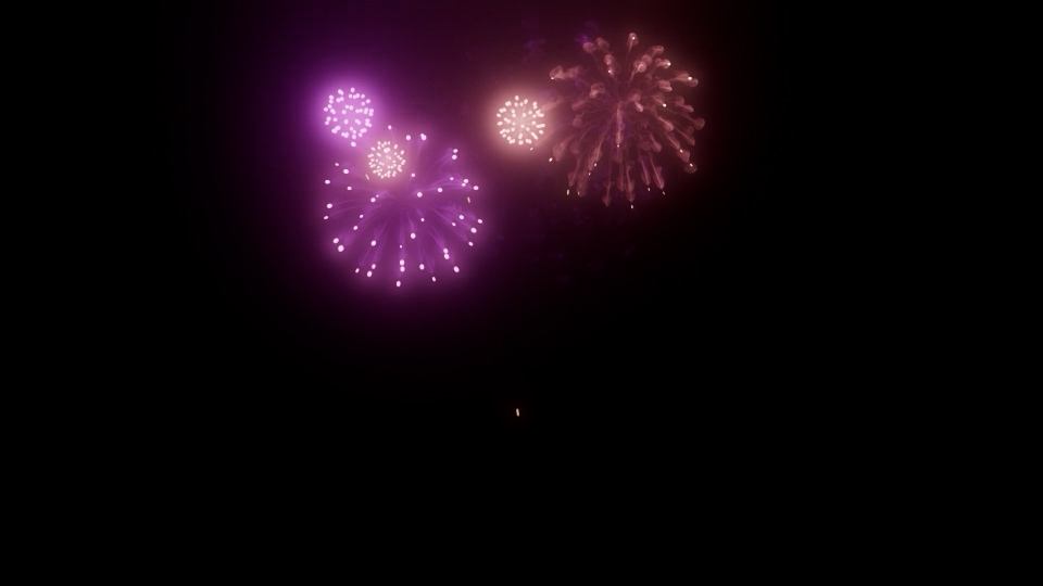 VDB Fireworks VFX 3D Asset