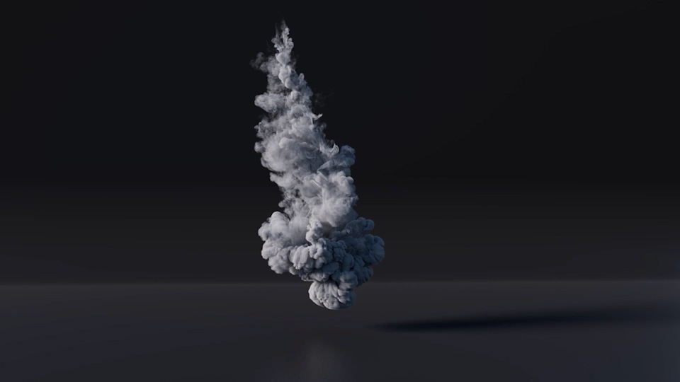 3D VDB Pyro smoke animation VFX element