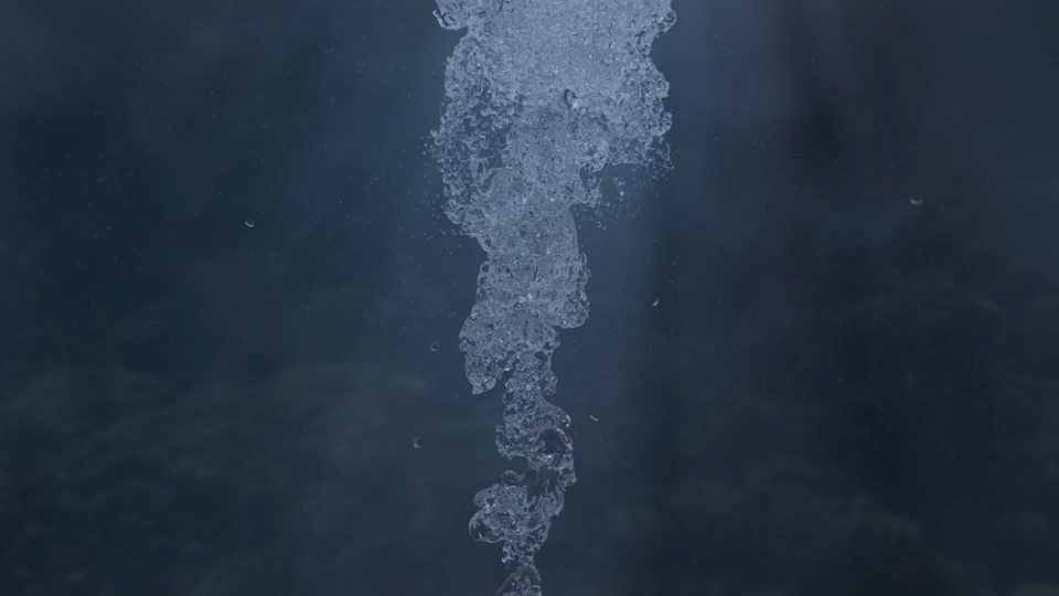 Water Bubbles VFX Fluid Animation Asset